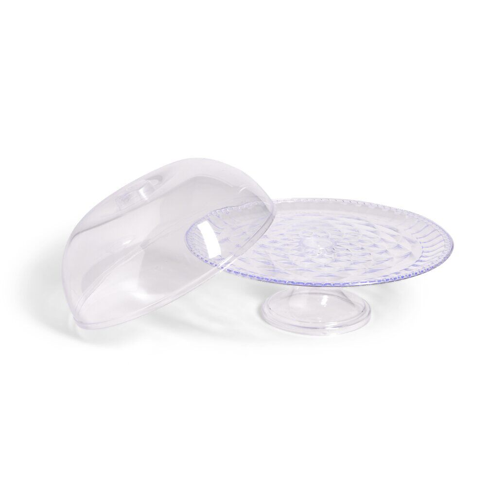 Cloche pour gâteau avec support sur pied Ø30xH18cm