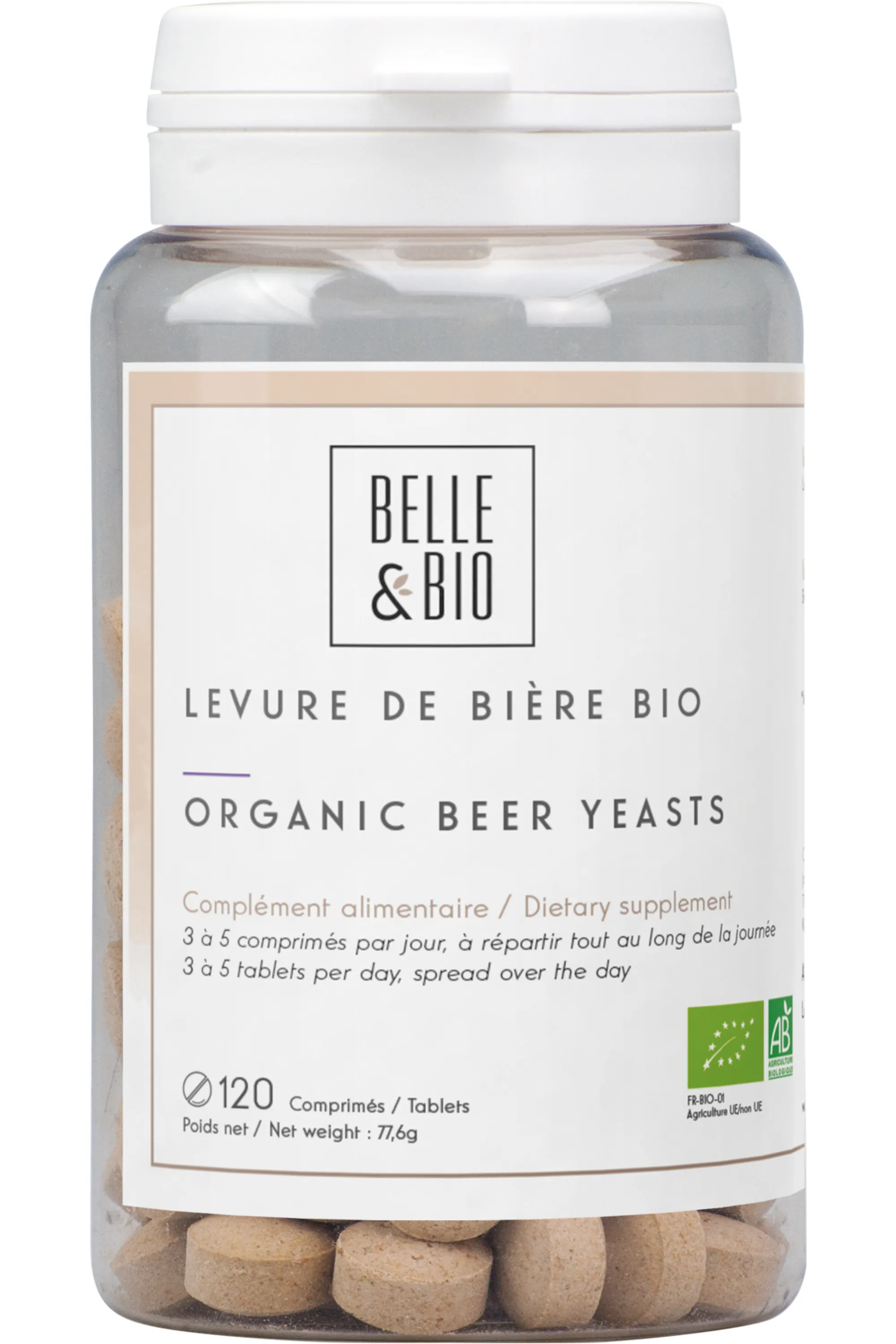 Belle & Bio Complément alimentaire capillaire levure de bière bio-73 g