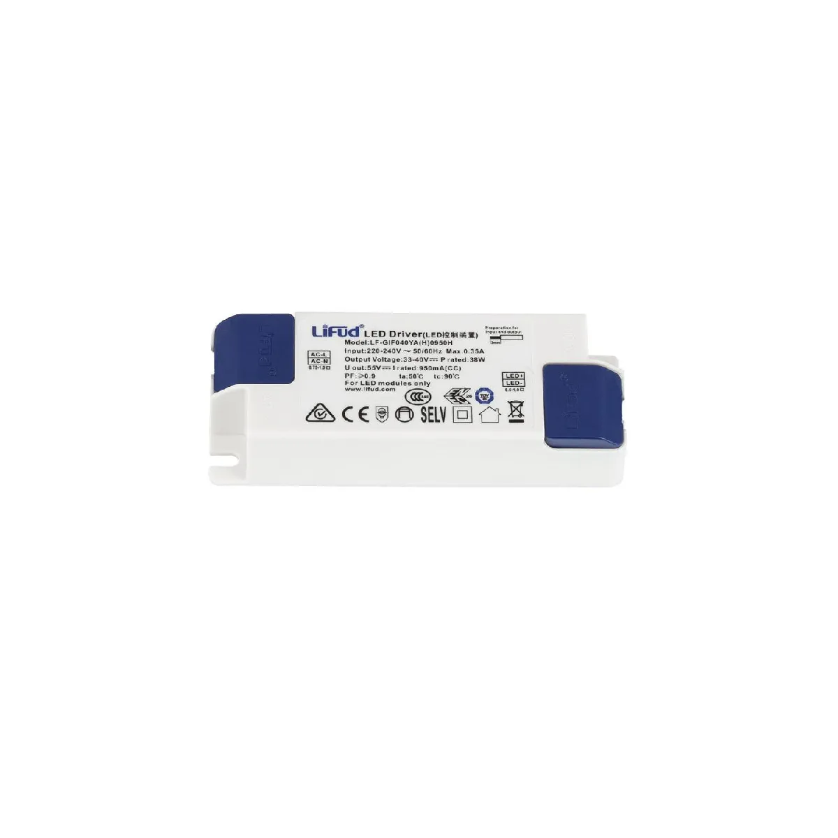 Driver LED LIFUD 38W 950mA