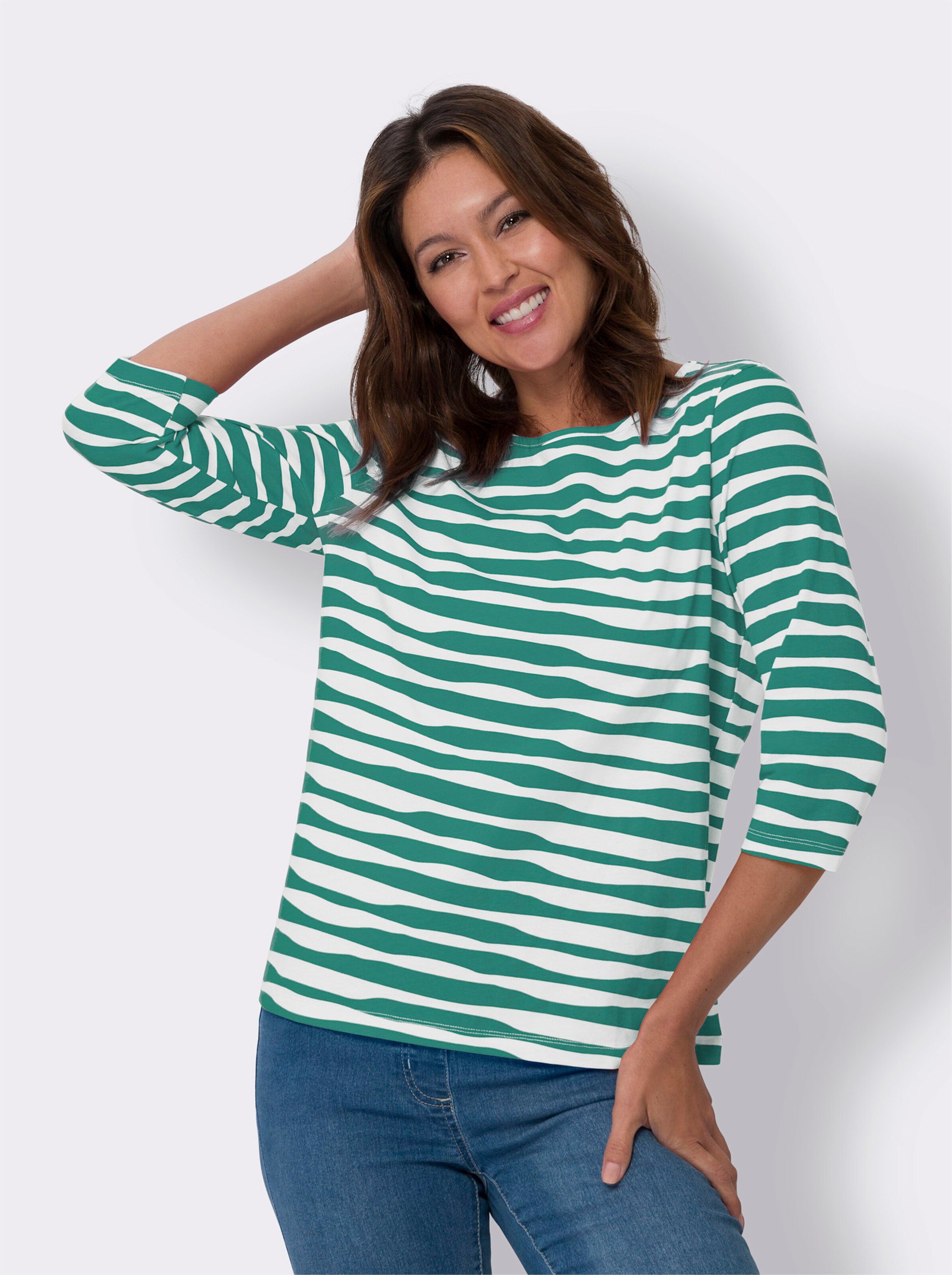 34-Arm-Shirt mit 34-Ärmeln