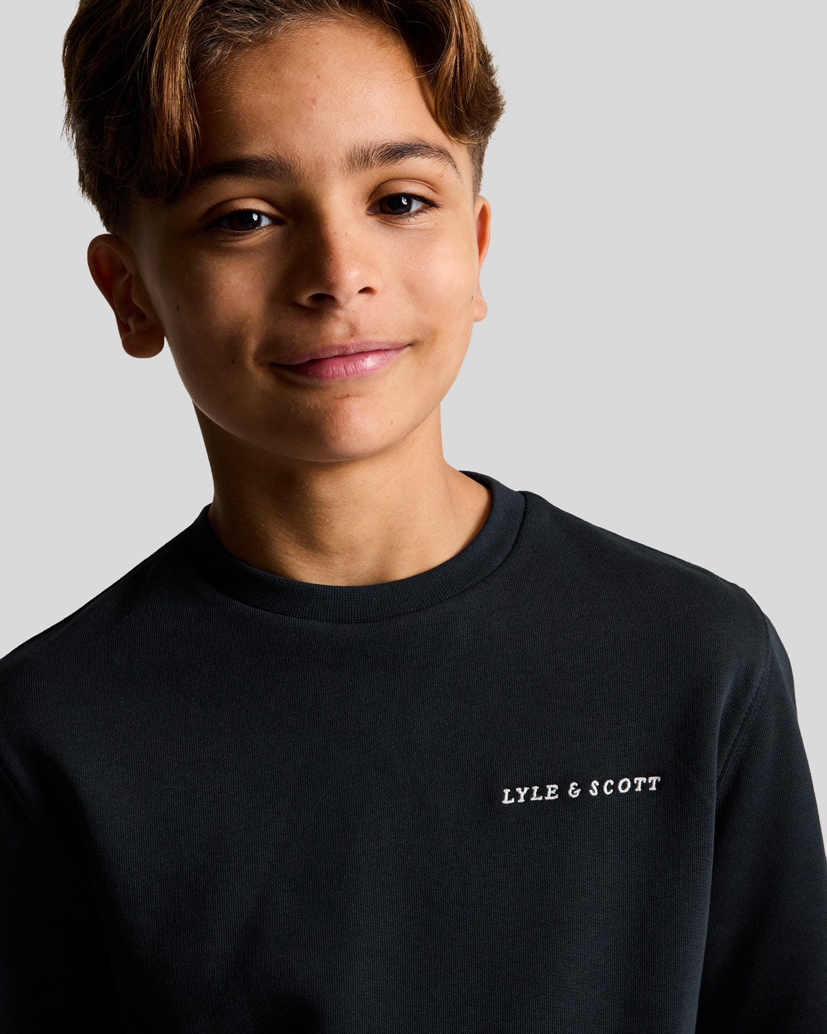 Lyle & Scott  Script Crew Neck Sweatshirt Kids