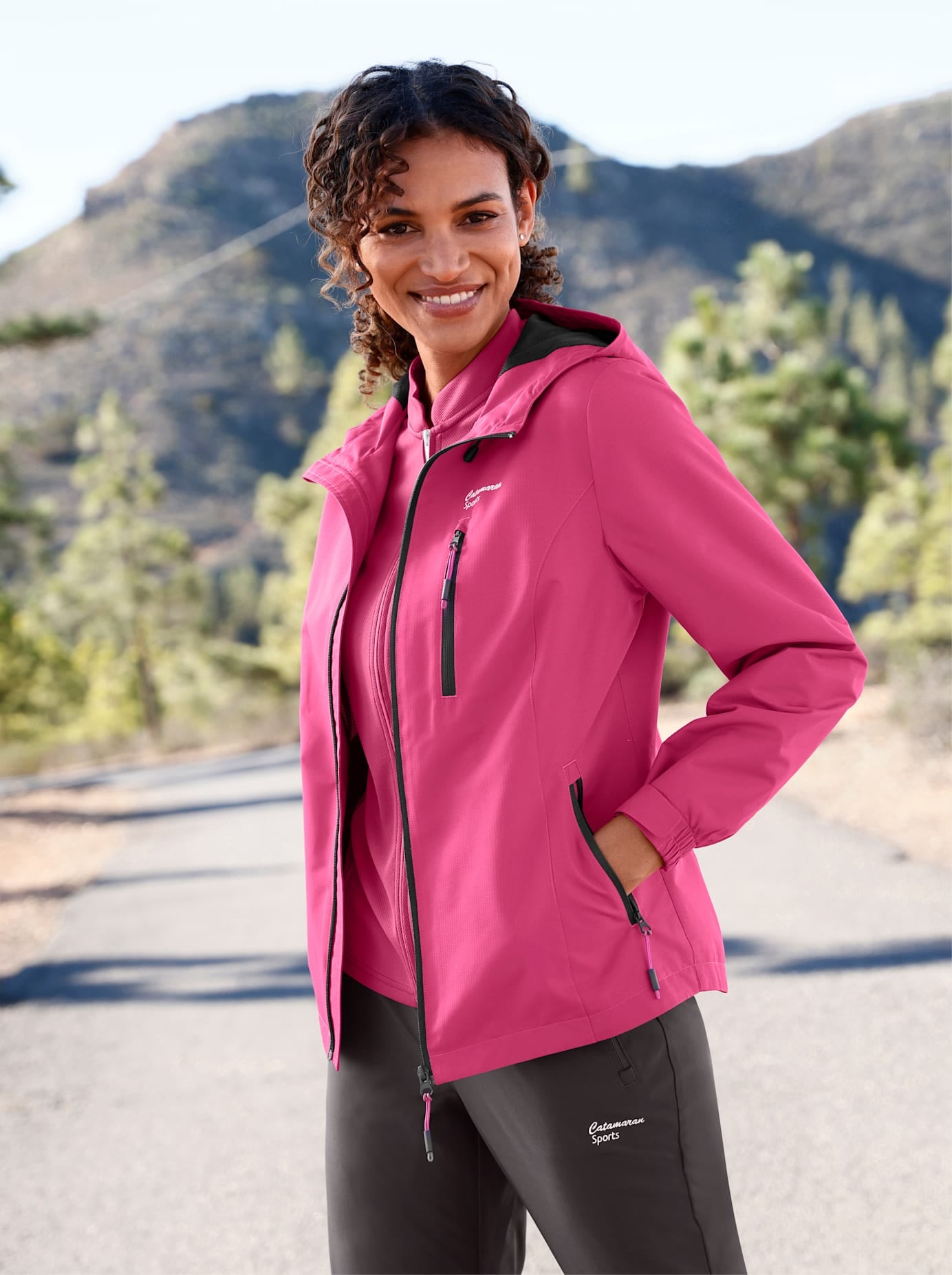 Catamaran Funktionsjacke mit Kapuze