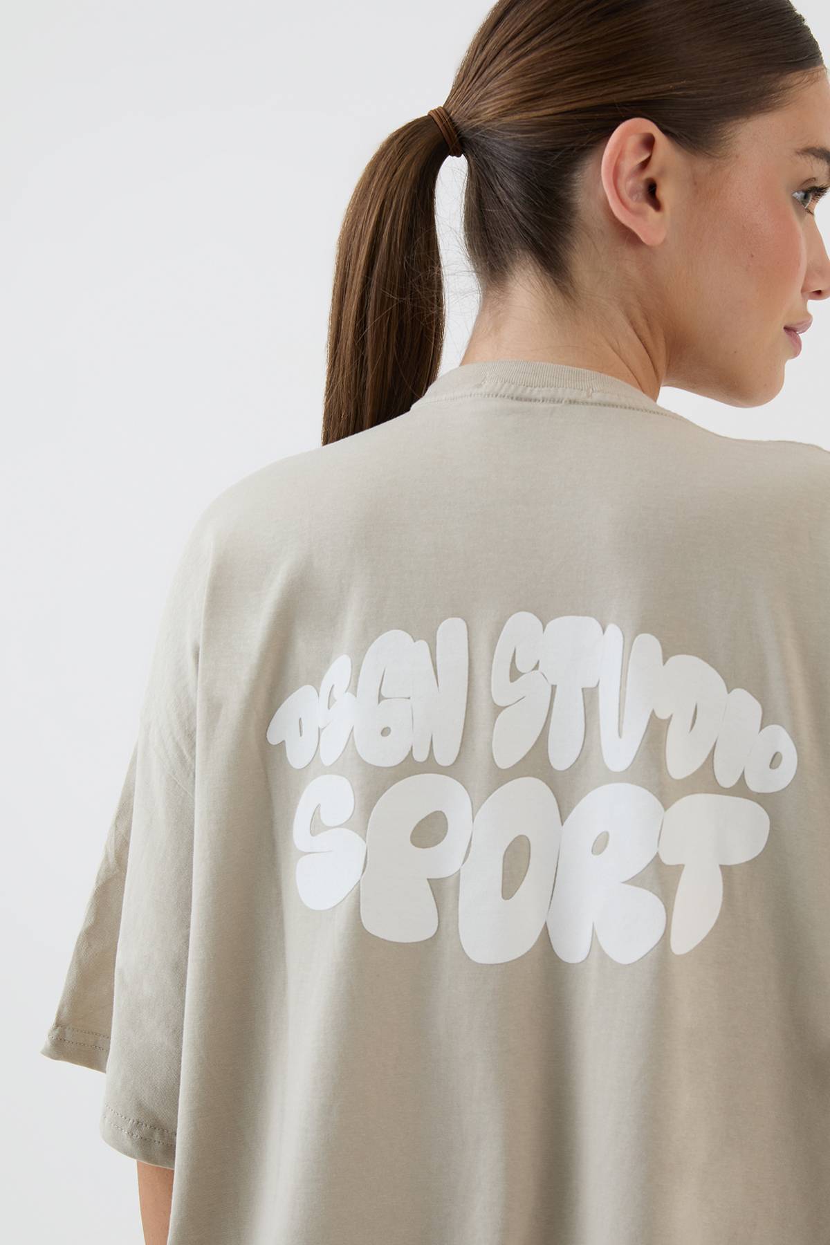 T-shirt Oversize Imprimé Bulles Sport Dsgn Studio