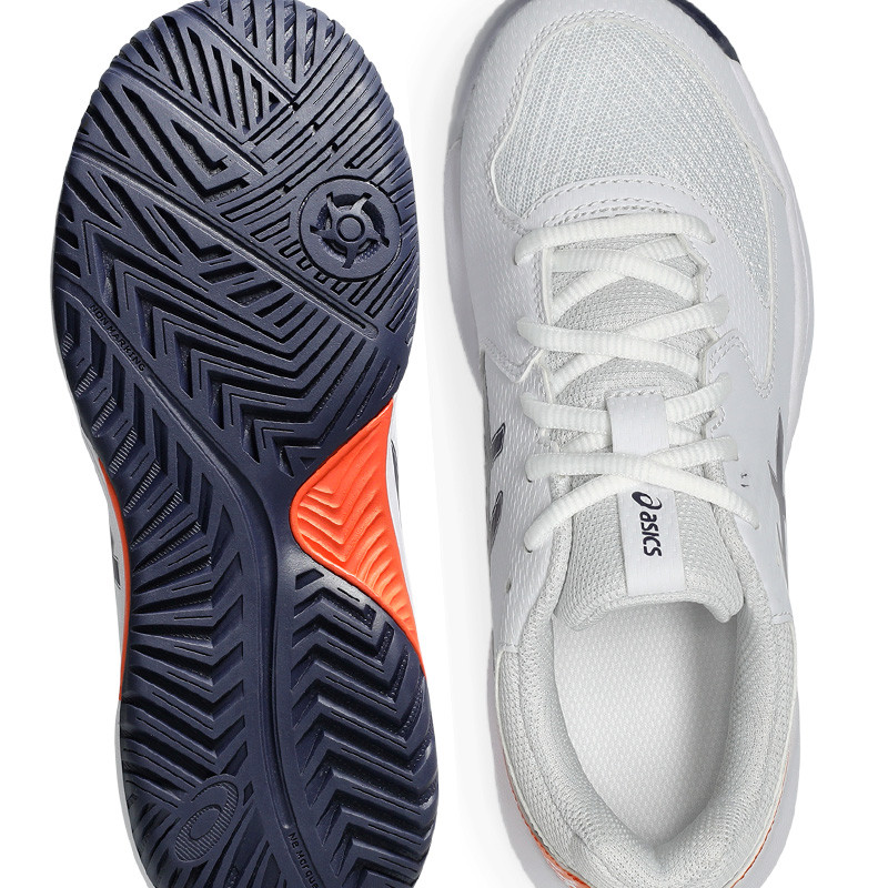 Asics Gel Dedicate 8 GS junior blanc-orange