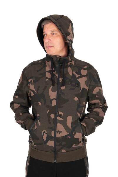 Sweat à Capuche Camouflage Fox Camo Full Zip Premium 310
