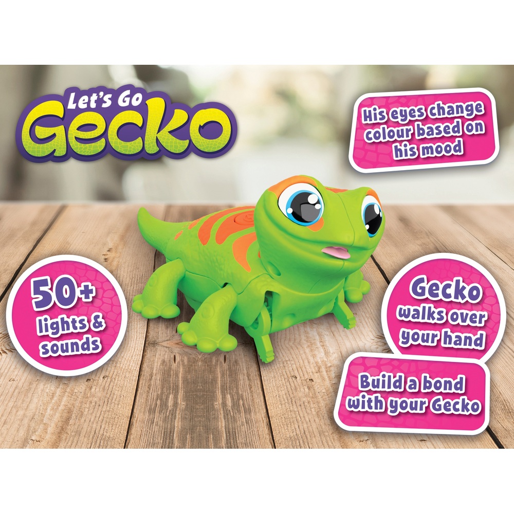 Animagic Let's Go Gecko Green