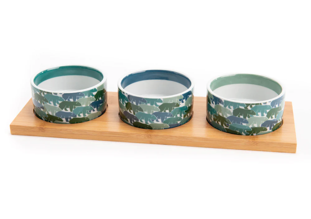 Coffret plat et ses 3 bols polaire Amadeus