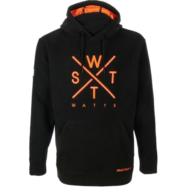 Sweat polaire WATTS XTRACK JR BLACK / FLUO ORANGE