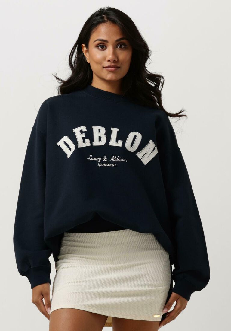 DEBLON SPORTS blauwe deblon sports sweater puck sweater