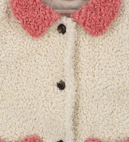 Konges Sløjd Fleecefrakke - Teddy - Calin - Antique White