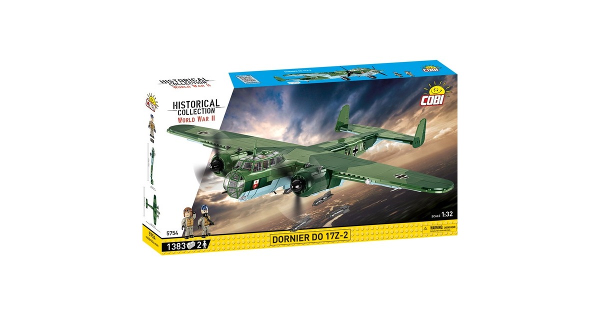 COBIHistorical Collection - Dornier Do 17Z-2 Constructiespeelgoed  (Schaal 1:32)