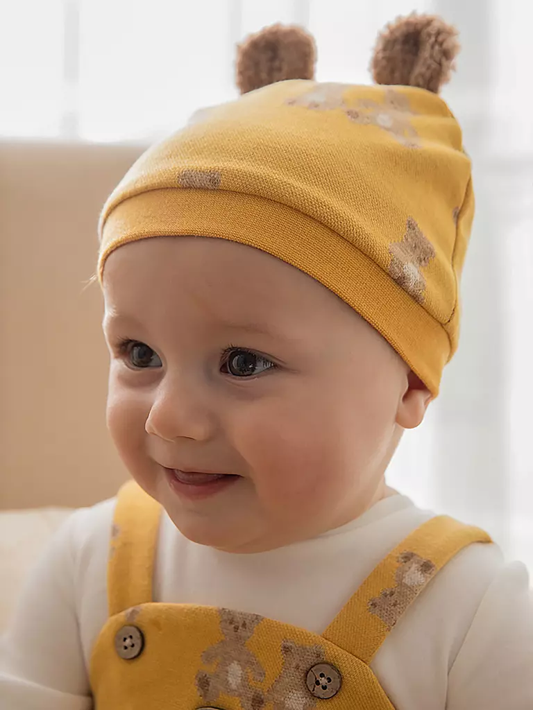 MAYORAL Baby Set 2-teilig Strampler und Haube gelb