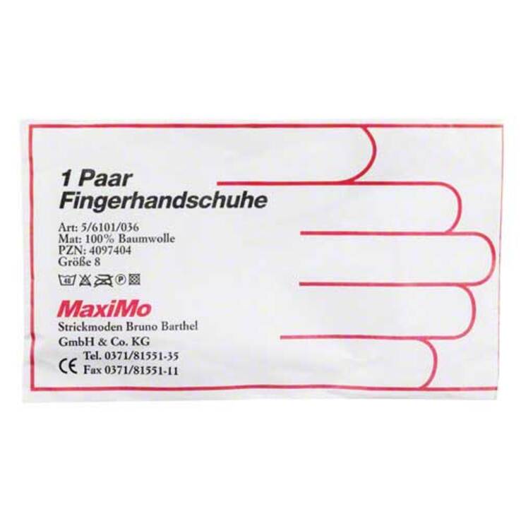 Handschuhe Baumwolle Größe 8 Überlänge, 2 St