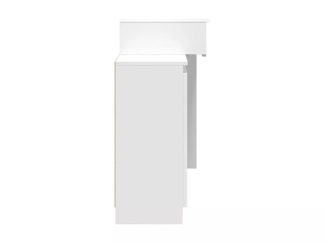 Coiffeuse avec LED blanc 115x37x110,5 cm