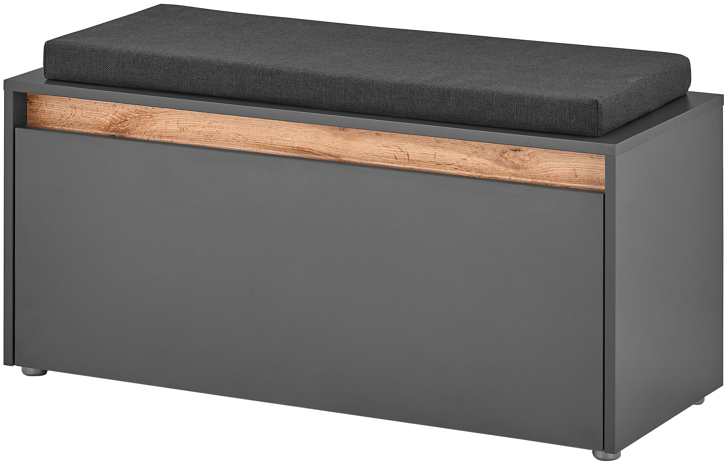 INOSIGN Polsterbank »GiRON/CiTY, Garderobenbank mit Klappe, Sitzbank in vier Farben« 2 Stk. tlg. viel Stauraum, Platz für ca. 8 Paar Schuhe, 100 cm breit