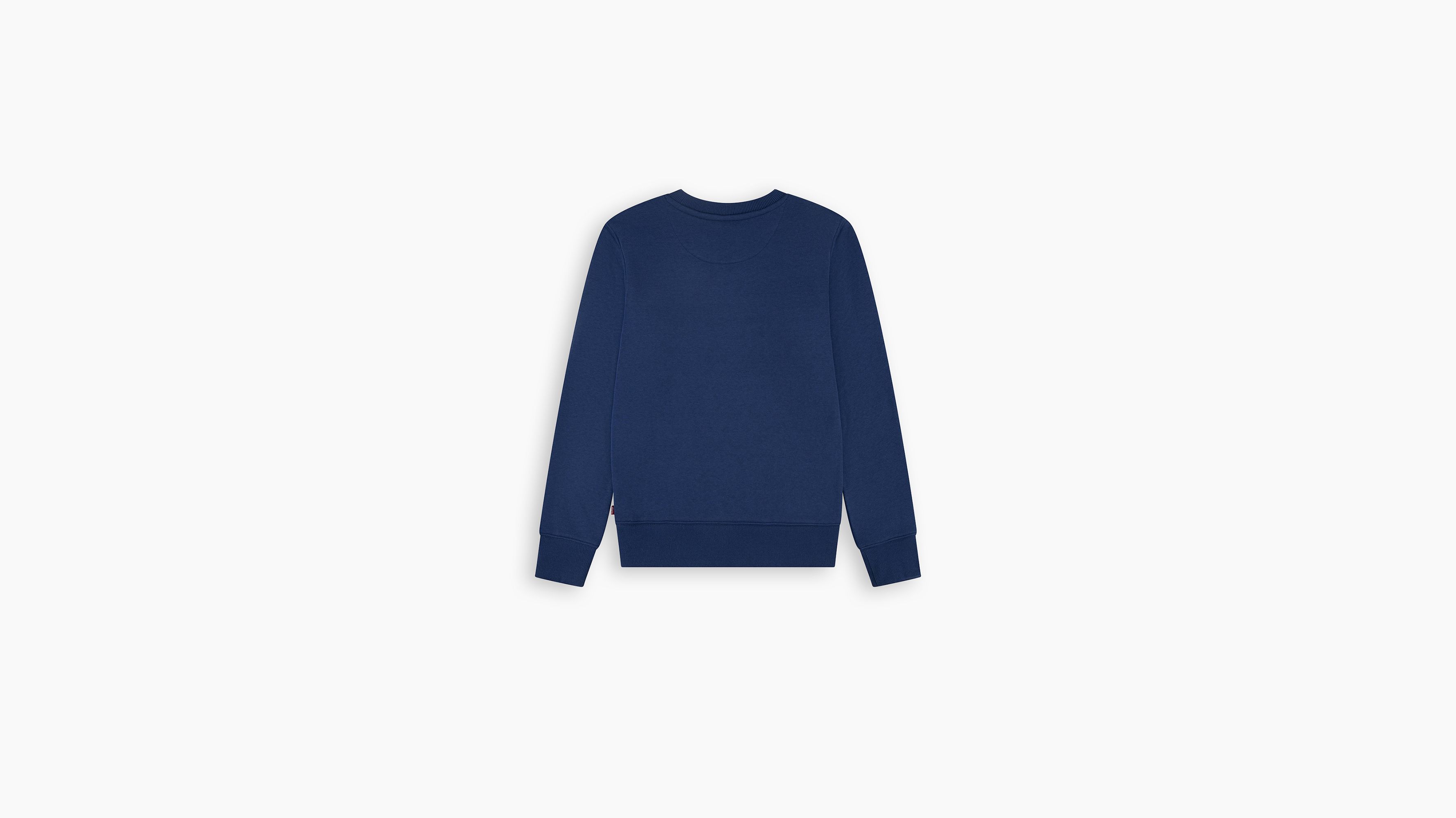 Sweat-shirt à col rond mini logo Ado - Estate Blue - Bleu
