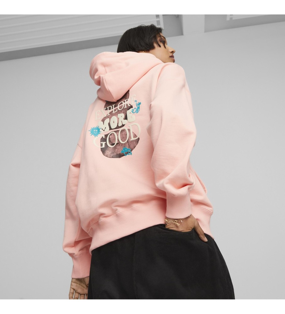 Moletom Puma DOWNTOWN Oversized rosa