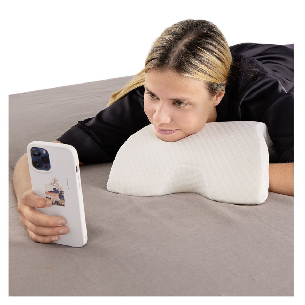 Coussin à mémoire de forme blanc