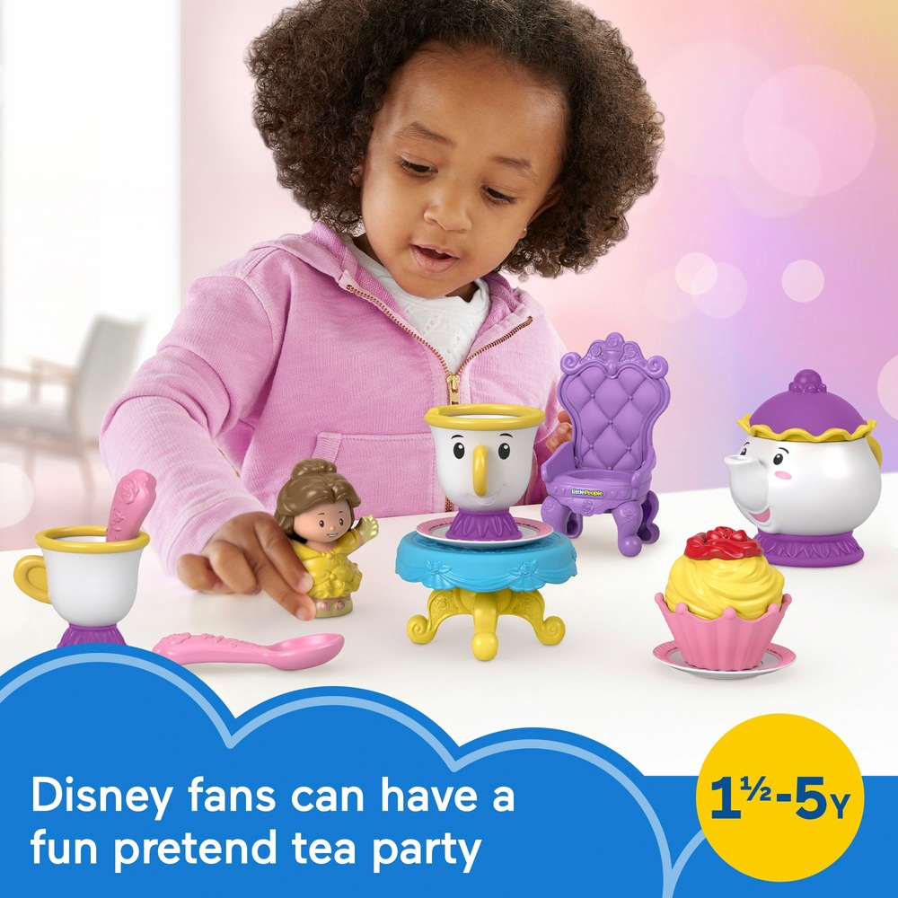 Fisher Price Little People Prinzessin Zeit für Tee mit Belle