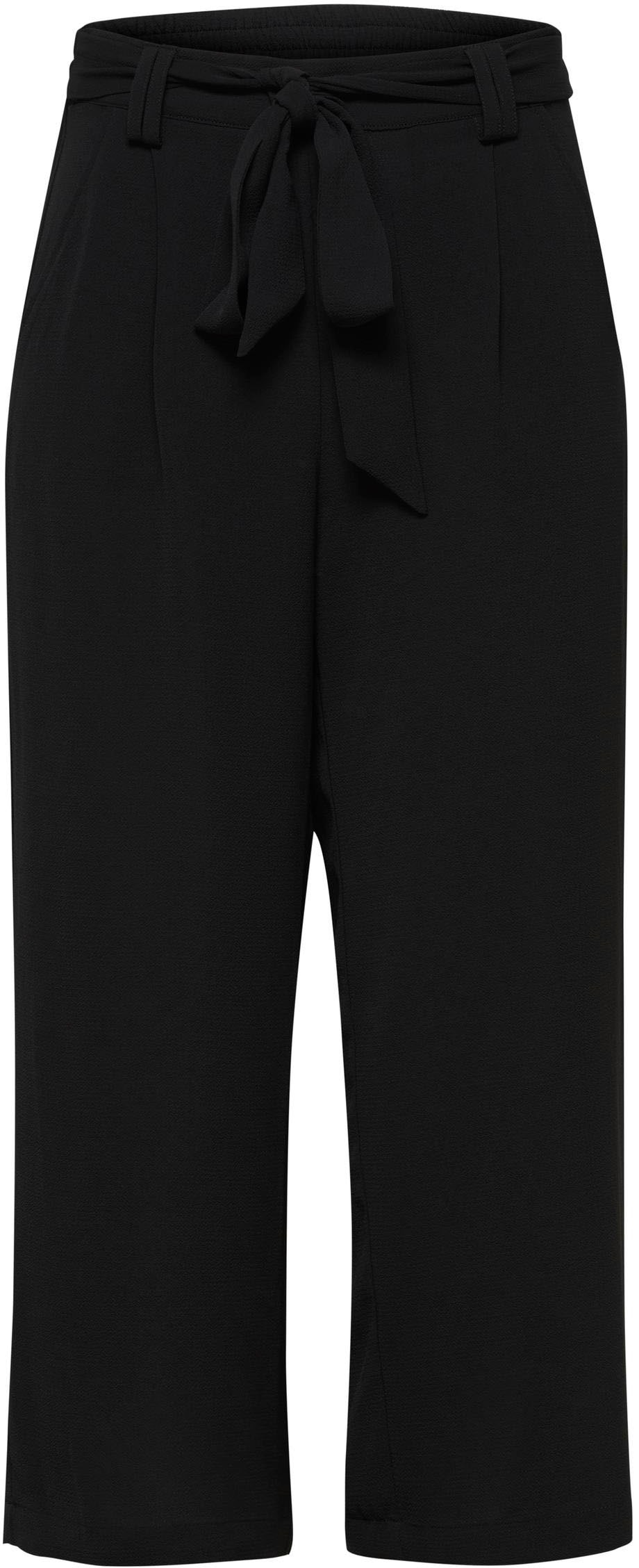 ONLY Palazzohose »ONLWINNER – Culottehose mit elastischem Bund und Kordelzug«  unifarben, modisch, regular fit, Kunstfaser, Eingrifftaschen