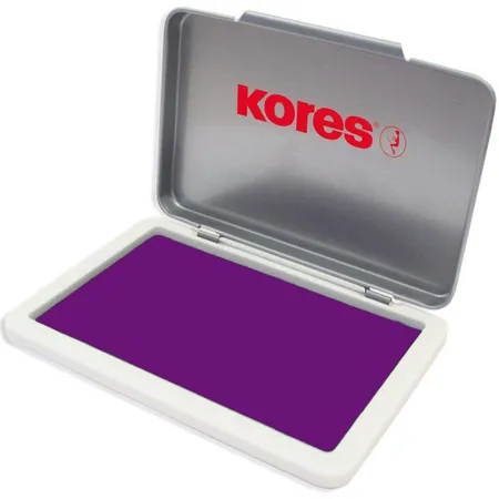 Kores Stempelkissen METALLICA, (B)110 x (T)70 mm, violett