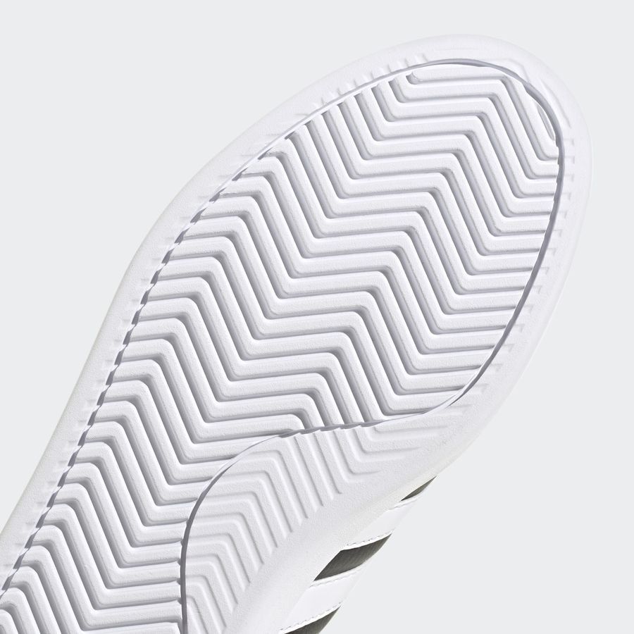 adidas Chaussures Court Cloudfoam Comfort - Noir/Blanc