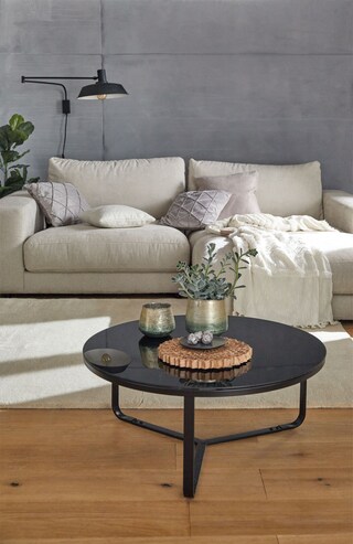 Couchtisch rund NEW YORK schwarz