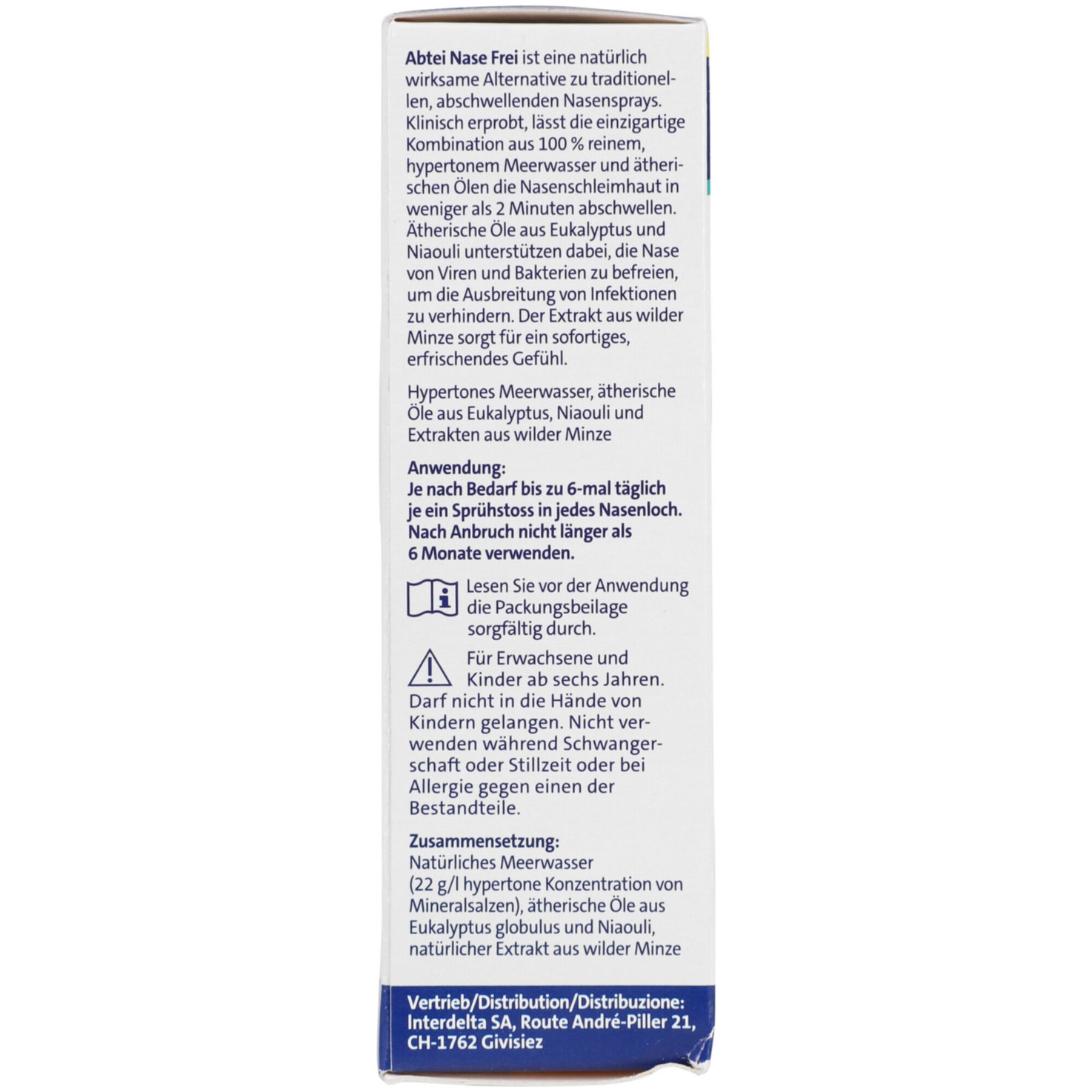 Abtei Nase Frei Abschwellendes Nasenspray 20ml