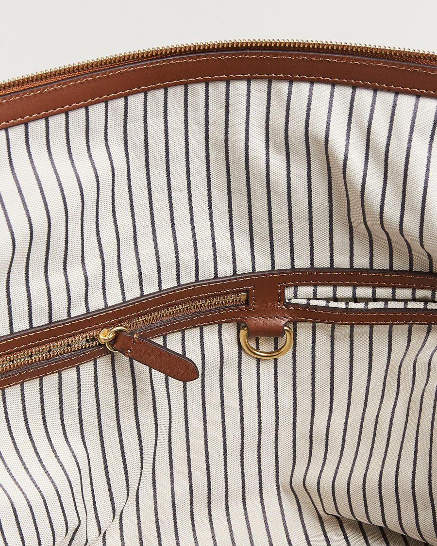 Mismo Tour Pebbled Leather Weekendbag Tabac/Cuoio