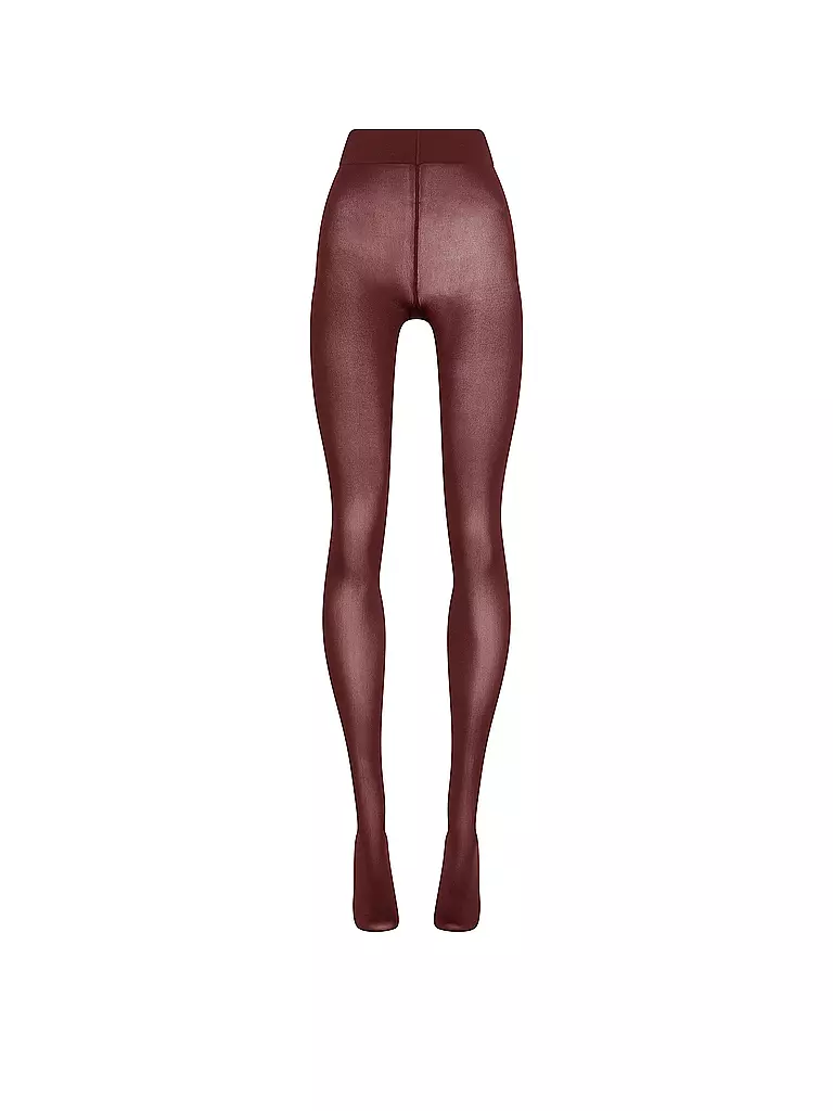 WOLFORD Feinstrumpfhose VELVET DE LUXE 66 port royal dunkelrot