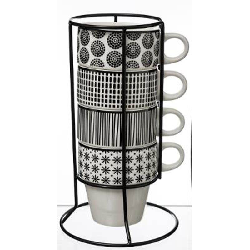 MUG SUR RACK X4 BOHEMIA