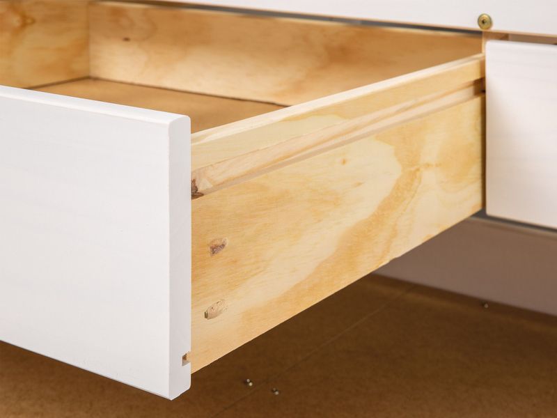 Kajuitbed Thomas 190cm - white wash