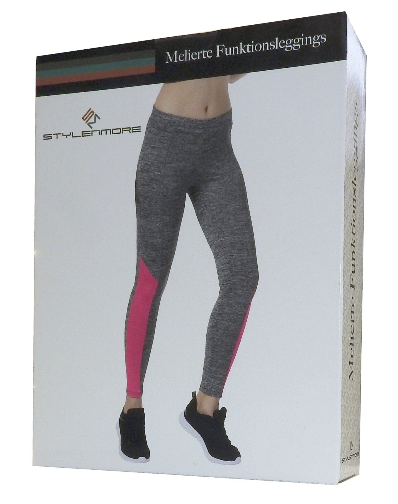 Damen Funktionsleggings grau meliert