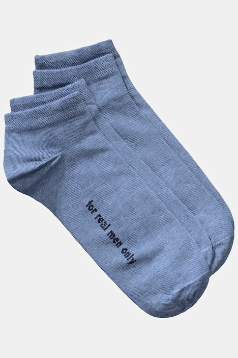 Sneakersocken, 2er Pack, uni