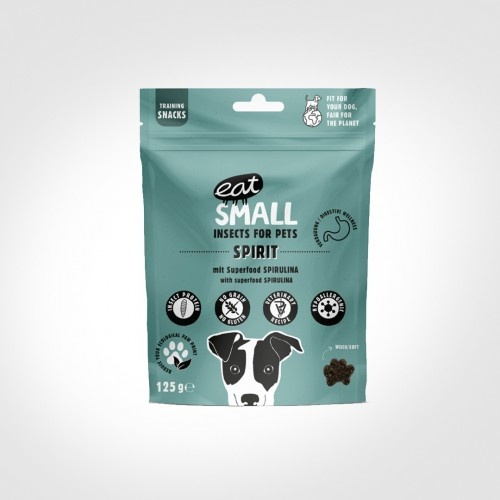 Petisco digestivo Eatsmall com proteína de inseto para cães