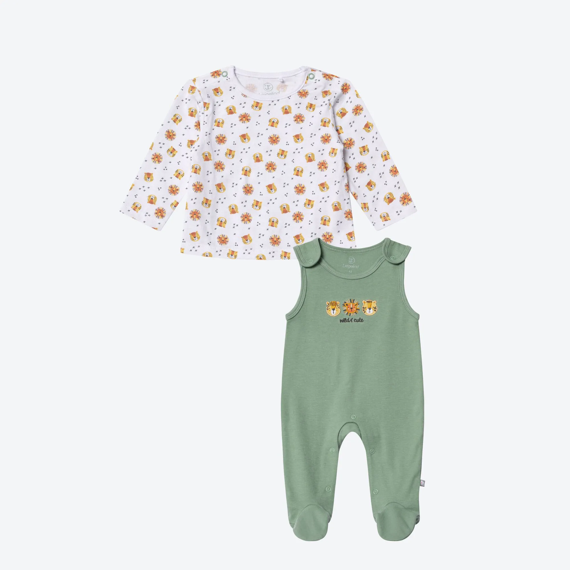 Baby-Jungen-Strampler-Set, 2-teilig