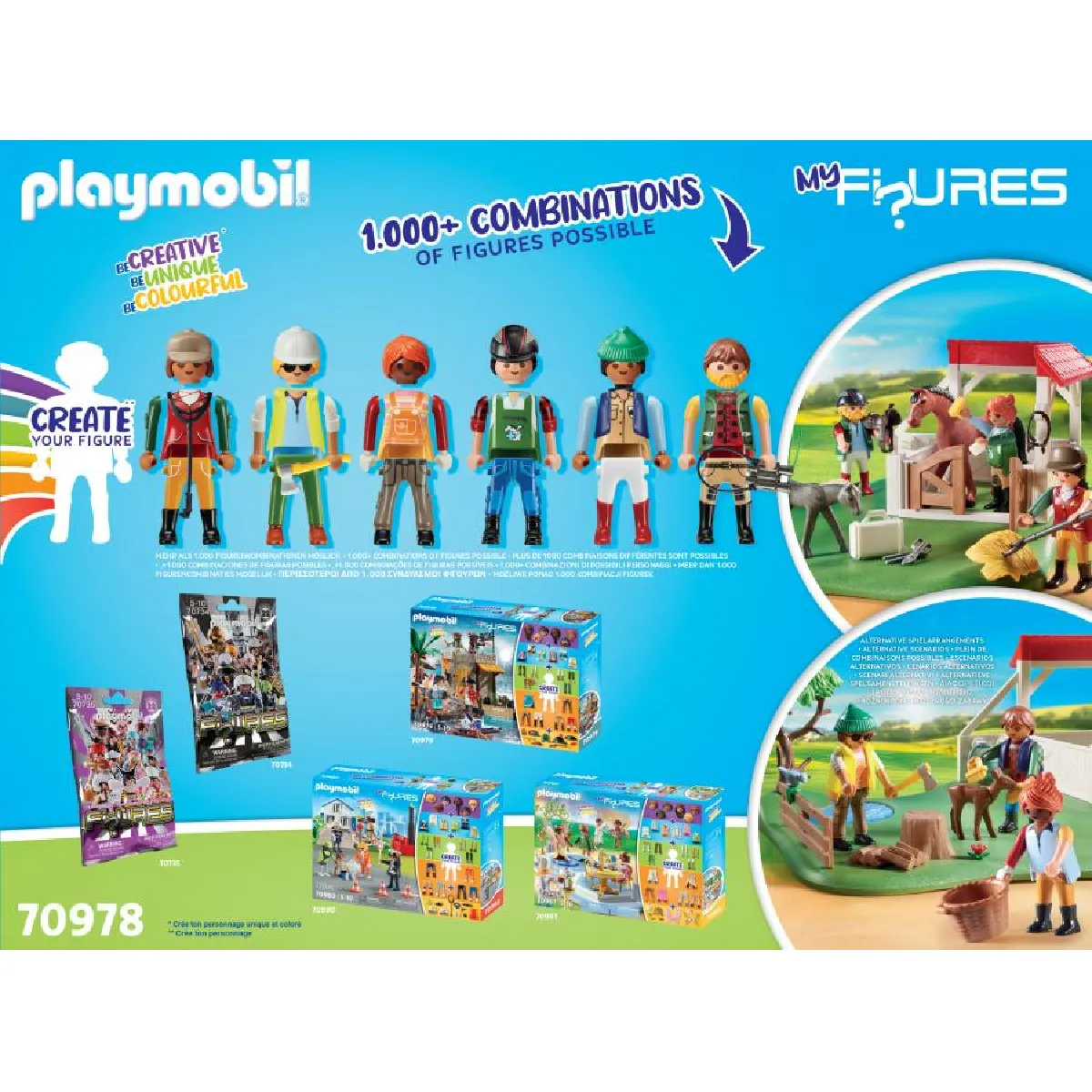 Playmobil® PLAYMOBIL 70978 My figures ranch équestre