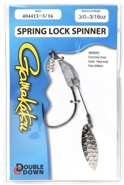 Hameçon pour Leurre Souple Gamakatsu Spring Lock Spinner
