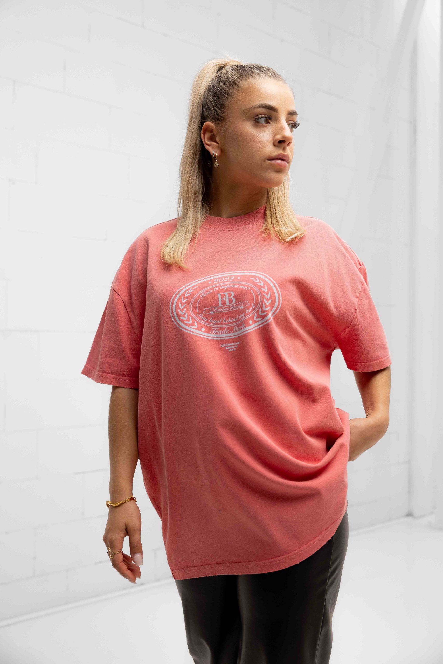 Fearless Blood T-Shirt Dames Rood