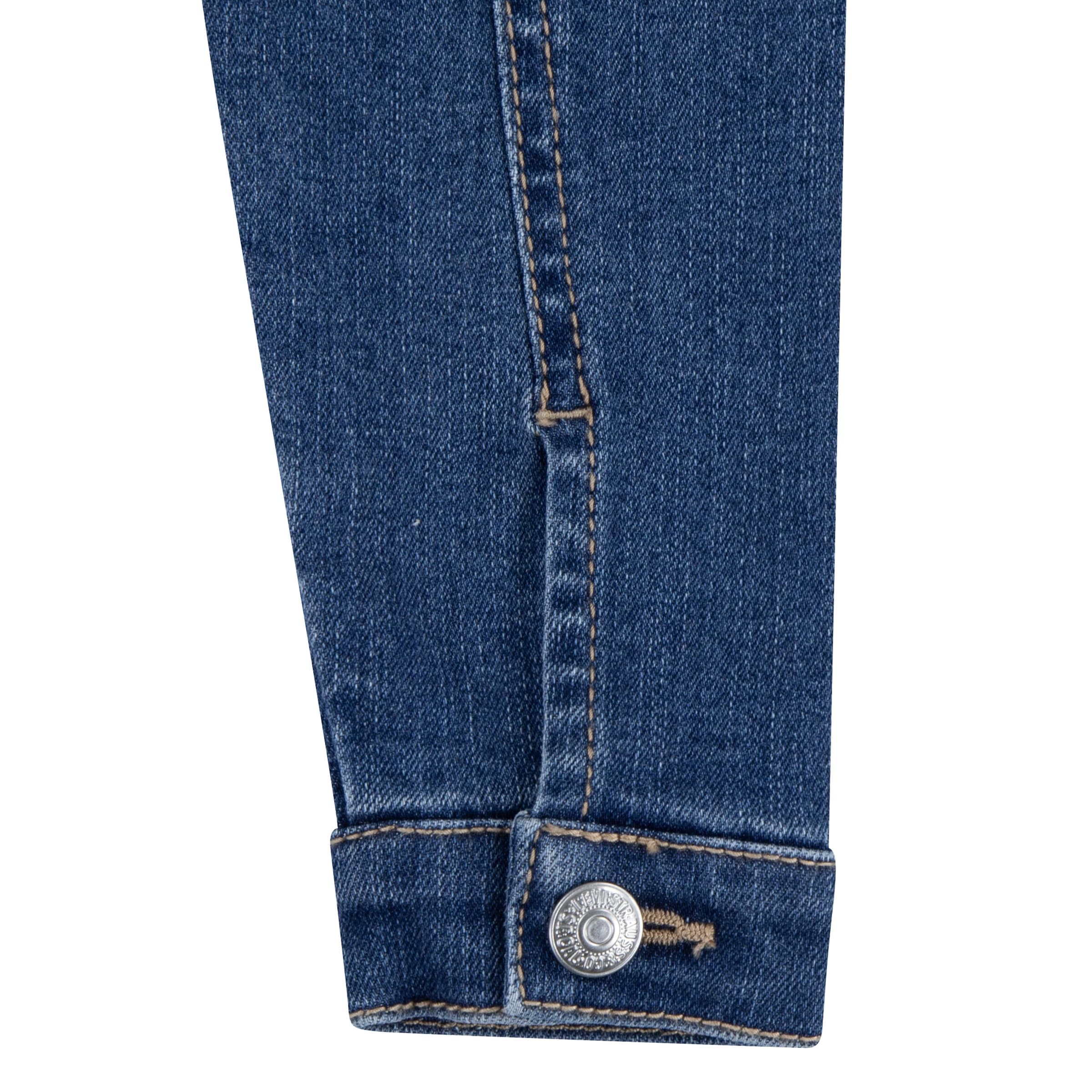 Levi's® Kids Shirt, Hose & Jäckchen »LVG 3PC SHERPA TRUCKER & JEAN«, 3 Stk. im Jeans-Look, for Girls