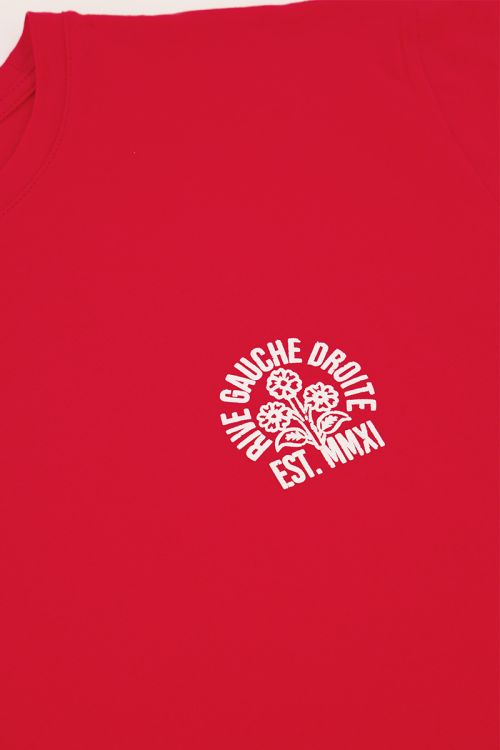 Rood T-shirt Rive Gauche Droite