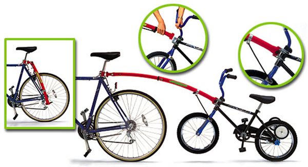 TRAIL-GATOR Tandem-Stange  rot