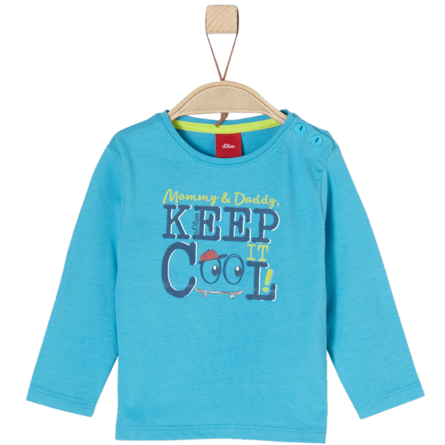 s.Oliver Boys Langarmshirt turquoise