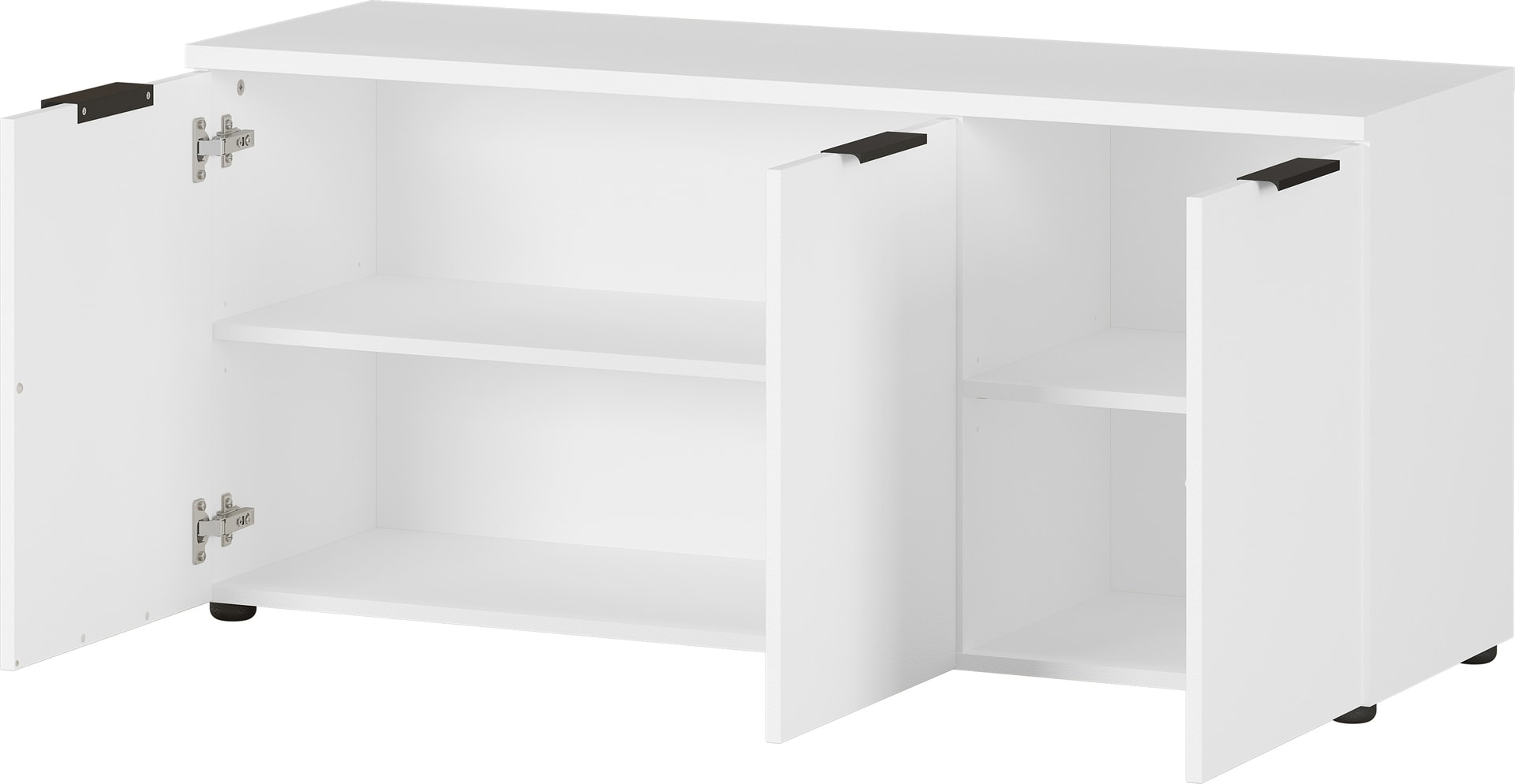 Lowboard VIDAGO 120 x 56 cm Weiß
