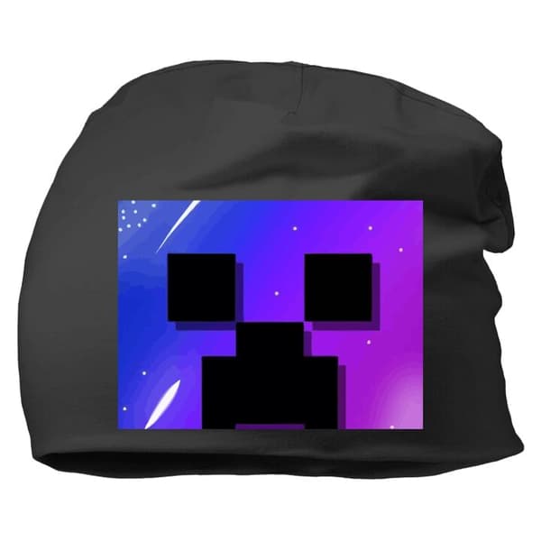 Beanie for Voksen | Klassisk Lue i Mykt Materiale Minecraft Svart One-size