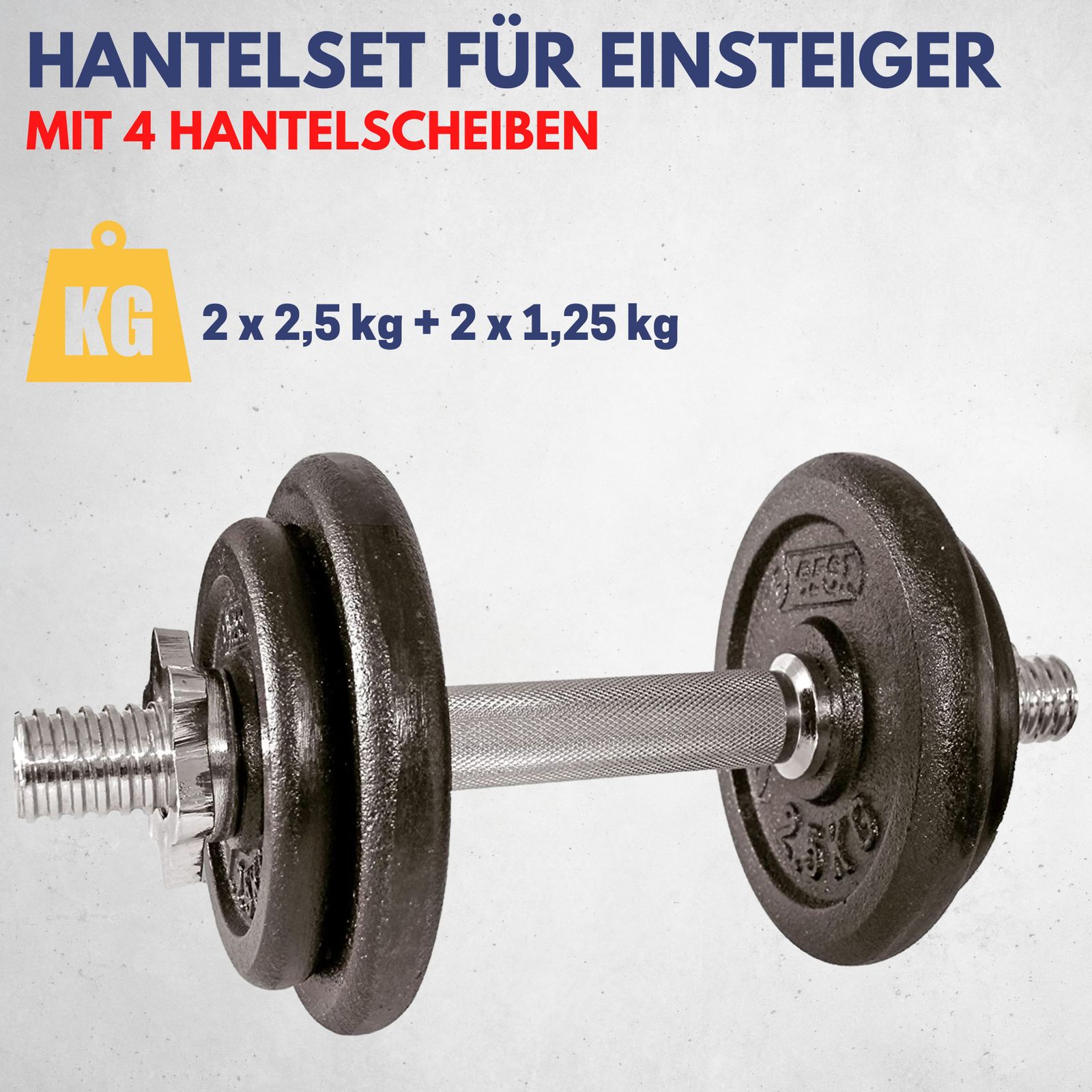 Hantelset 10kg Sternver.