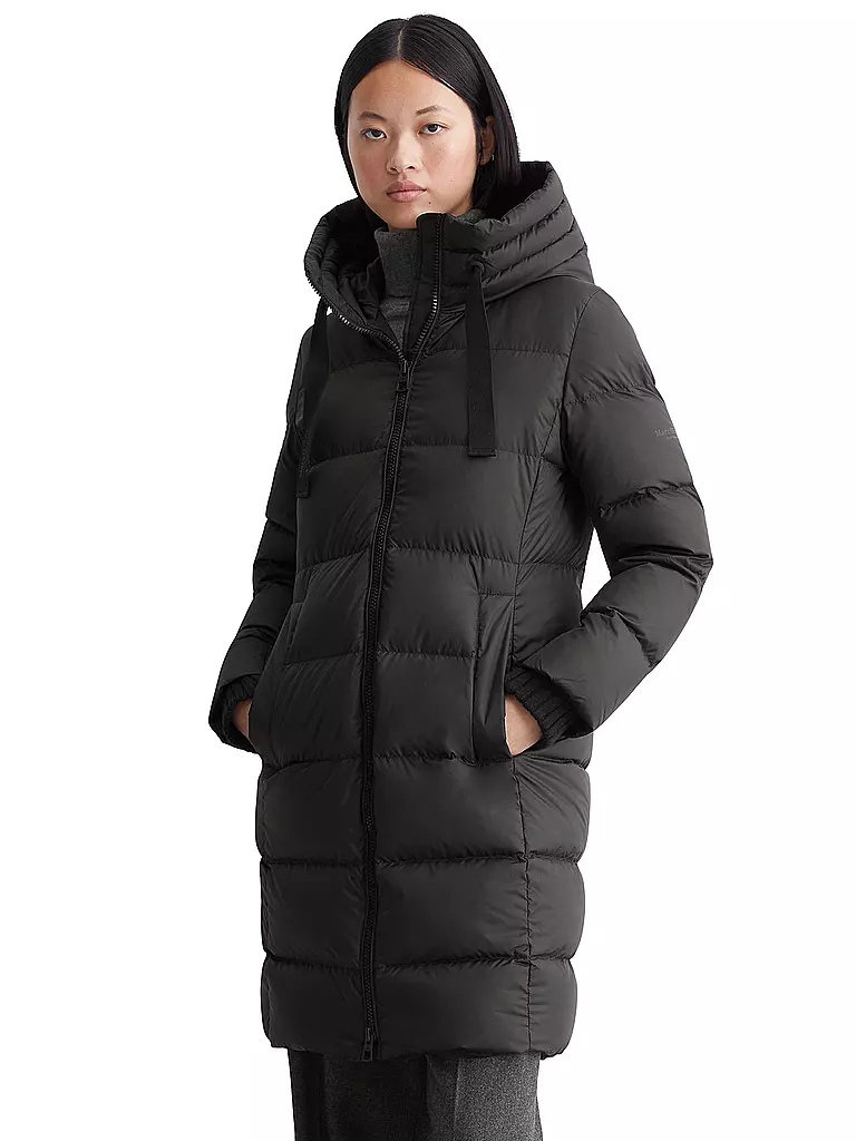 MARC O'POLO Steppmantel schwarz