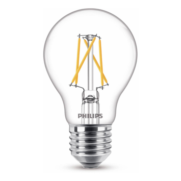 Philips LED peer E27 60W sceneswitch filament helder