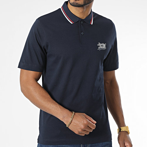 Polo Manches Courtes Trevor Bleu Marine