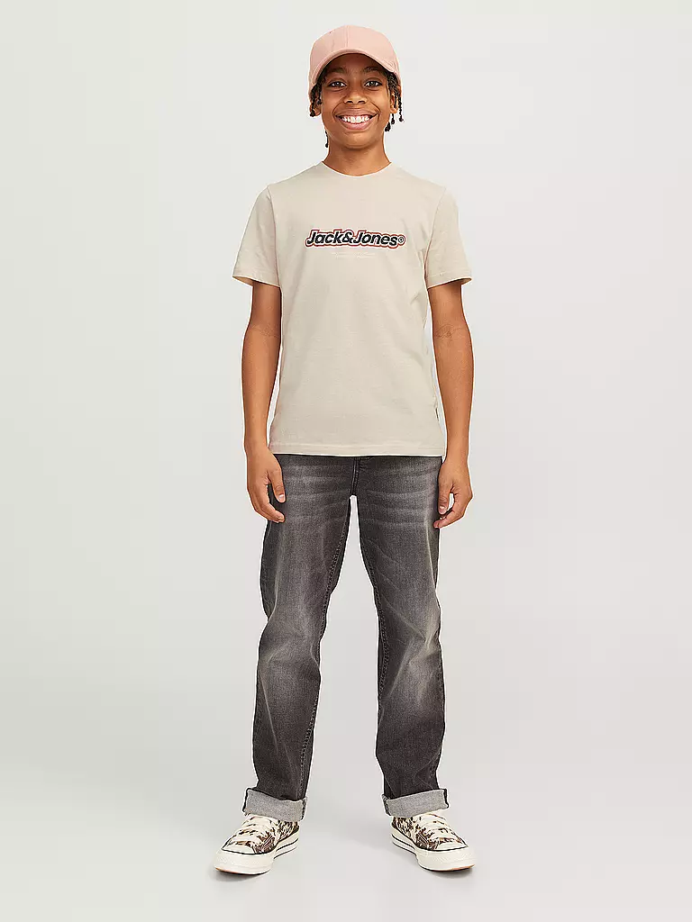 JACK & JONES Jungen T-Shirt JORVESTERBRO beige